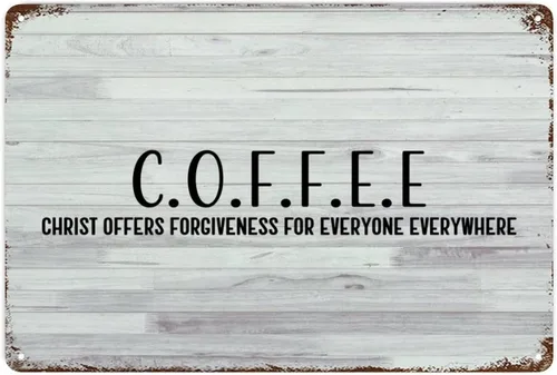 Vista 13 de LUIJORGY Letrero de metal con letras familiares con frases de café Love Is Brewing de grano de madera motivacional, envejecido, elegante