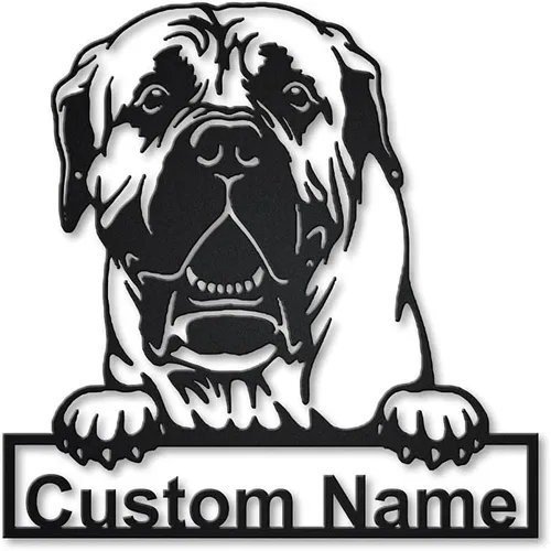 Vista 33 de zouwii Letrero de metal personalizado para perro Airedale Terrier Letrero de metal personalizado Airedale Terrier Airedale Terrier divertido
