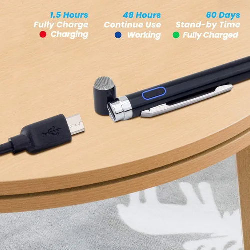 Vista 5 de Lápiz óptico para portátil HP Envy X360 Convertible 2 en 1, lápiz digital EDIVIA con punta ultra fina de 0.069 pulgadas para portátil HP Envy X360