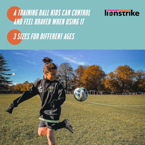 Vista 4 de Lionstrike Balón de entrenamiento de fútbol estándar con tecnología NeoBladder Pelota de entrenamiento a nivel de club y liga