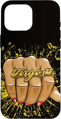 Vista 19 de iPhone 13 Pro Max Virgo AF - Anillo de astrología de cumpleaños para mujer, signo del zodiaco, funda Virgo