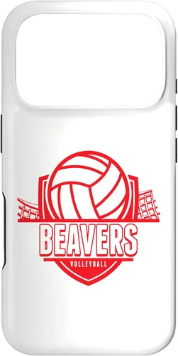 Vista 30 de Beavers Volleyball Back to School Spirit R Case for iPhone 17