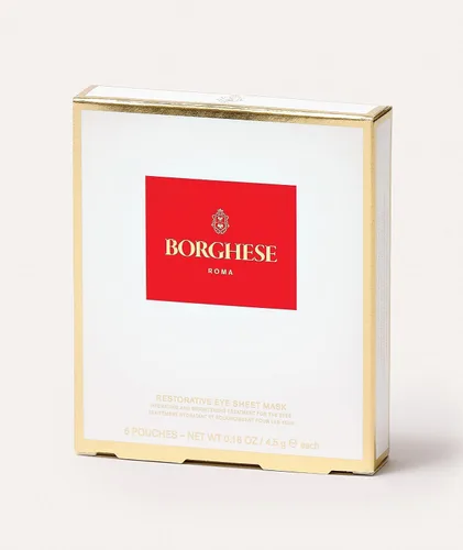 Vista 4 de Borghese Mascarillas restauradoras para ojos (6 pares) – Mascarilla calmante, reafirmante e hidratante debajo de los ojos con cafeína, soporte