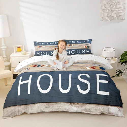 Vista 8 de Funda de edredón de león, juego de ropa de cama con estampado de mandala para niños, funda de edredón bohemia para niños y niñas, decoración