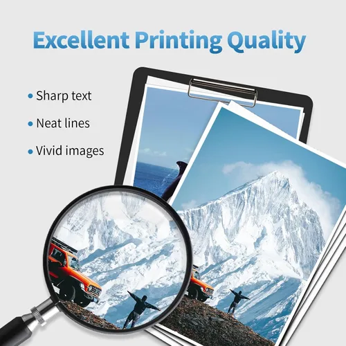 Vista 4 de Cartuchos de tinta remanufacturados de repuesto para HP Ink 65 65XL Combo Pack para HP DeskJet 3772 3755 3722 3752 3700 2600 2622 2640 2652 Envy
