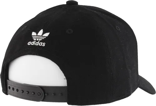 Vista 4 de adidas Originals Icon 20 - Gorra con cierre de presión para hombre NegroBlanco