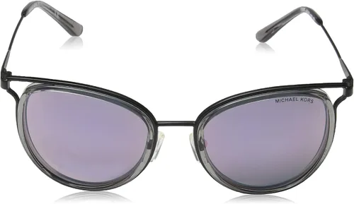 Vista 2 de Michael Kors Lentes de sol con montura negra lentes de espejo lila 2047in