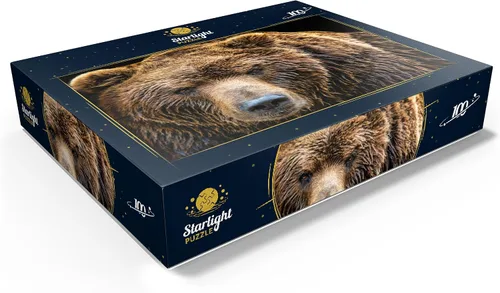 Vista 3 de MyPuzzle Brown Bear Ursus Arctos Beringianus - Rompecabezas prémium de 100 piezas para adultos