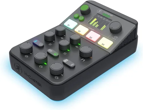 Vista 3 de Mackie M-Caster Studio - Mezclador de transmisión en vivo para escritorio, color negro