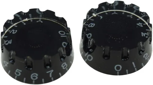 Vista 9 de Dopro 2 perillas de marcación rápida moleteadas para guitarra LP de Estados Unidos (Imperial), 24 ranuras finas, pomos de control para ollas Les