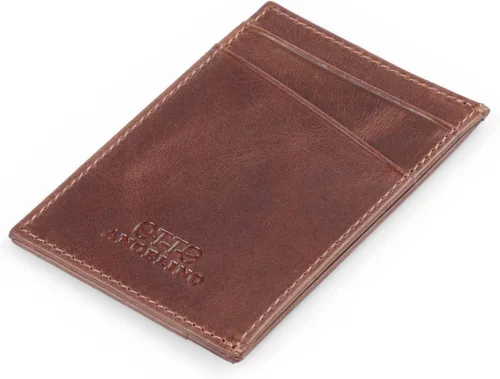 Vista 8 de Cartera de piel auténtica, tarjetas bancarias, dinero, tarjetero de licencia de conducir, unisex