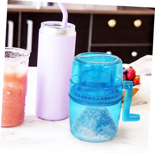 Vista 4 de DOITOOL Trituradora de hielo de mano Pequeña máquina de helado instantáneo Máquina de hielo Máquina de hielo Crashers Máquina de hielo Máquina