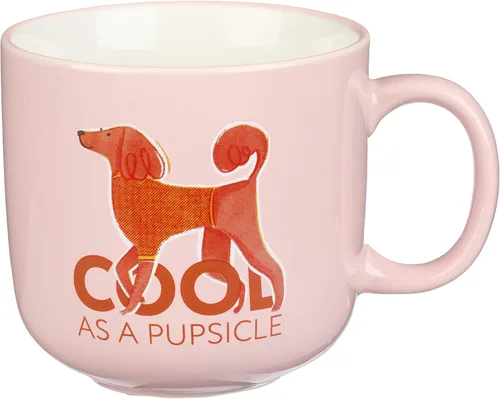 Vista 6 de Taza de café de regalo para mamá con texto en inglés "Come Over to the Bark Side Fun Coffee Cup" para amantes de los perros, dueños de razas