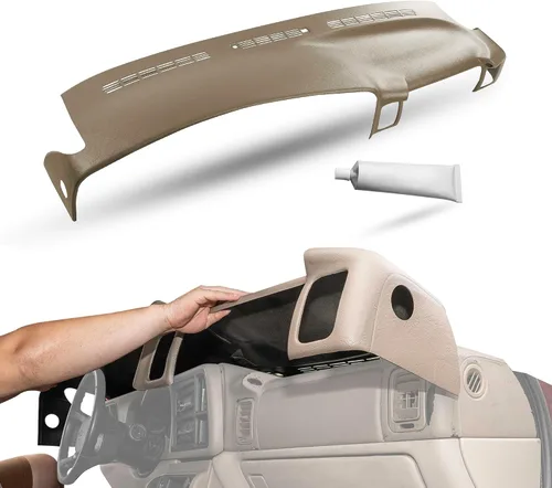 Vista 12 de DashSkin Tapa moldeada para salpicadero (no es una pieza de repuesto) compatible con Tahoe Suburban Yukon Avalanche 2000-2006 y Silverado Sierra