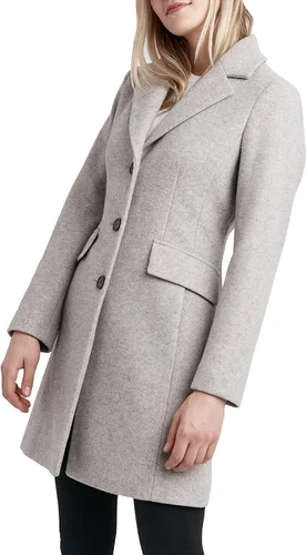 Vista 2 de Laundry by Shelli Segal Women's Faux Wool Coat with Notch Collar