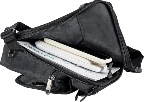 Vista 4 de Bolsa de pierna caída, bolsa de muslo para mujeres y hombres, bolsa táctica para piernas, bolsa de muslo, riñonera de muslo para motocicleta, bolsa