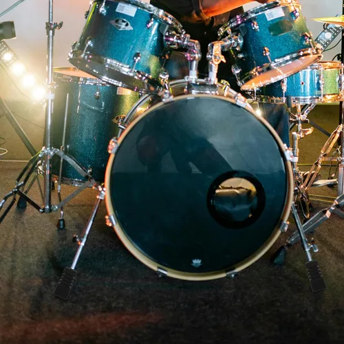 Vista 6 de 3pcs Black Rubber Drum Rack Feet Sleeves Anti Slip Floor Protectors