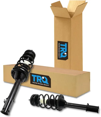 Vista 136 de TRQ - Conjunto de puntal delantero y resorte helicoidal (lados del conductor y del pasajero), para auto