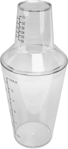 Vista 6 de Juego de coctelera, juego de coctelera mezclada, coctelera estándar transparente Sc, kit de cuidado profesional para (16.9 fl oz)