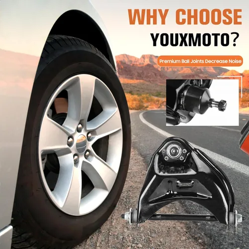 Vista 2 de Youxmoto Brazos de suspensión de control superiores delanteros RWD para Chevy S10 1983-1994, Blazer 1995-2005, Malibu 1978-1983, Buick Century
