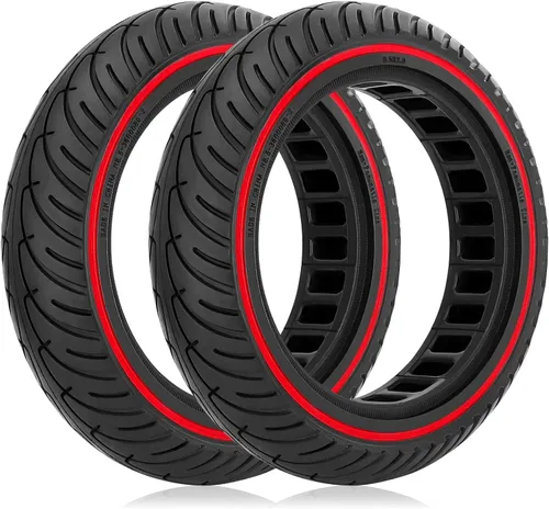 Vista 8 de Neumático de scooter de 8.5 pulgadas, neumático de scooter 50/75-6.1 de repuesto sólido de panal compatible con Xiaomi Pro 2 1S M365 Pro Mi 3 y 1