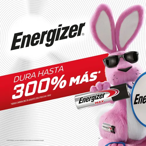 Vista 7 de Eveready Energizer Max pilas alcalinas AAA 8 ea, plata (E92MP-8)