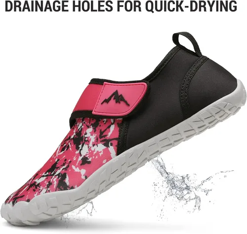 Vista 3 de NORTIV 8 Women's Quick Dry Water Shoes Barefoot Outdoor Sports Aqua Beach Pool Swim Surf Shoes