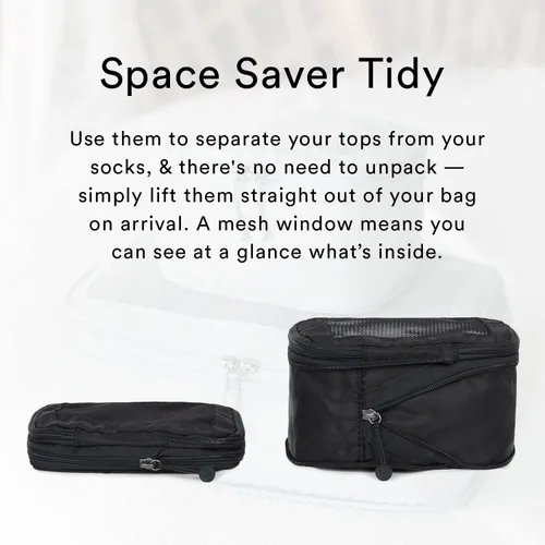 Vista 2 de Chelsea Juego de 4 cubos de equipaje para maleta Juego de bolsas organizadoras de maleta Accesorios de viaje para organizar ropa o zapatos