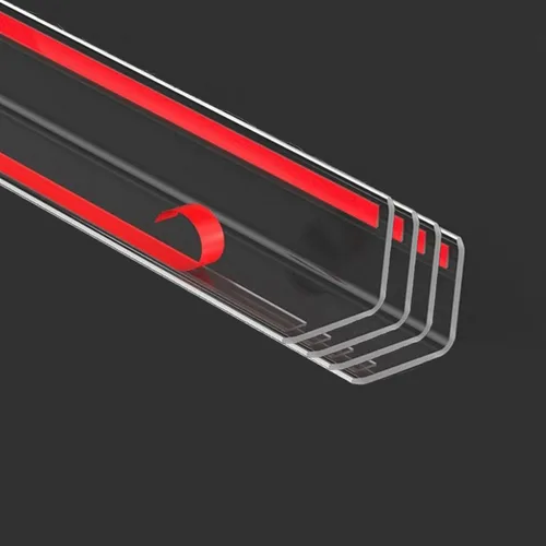 Vista 10 de Protector de esquina de pared, paquete de 2 protectores de esquina autoadhesivos para paredes Clear Corner Guard for Walls, 1.57" W x 35.4" L