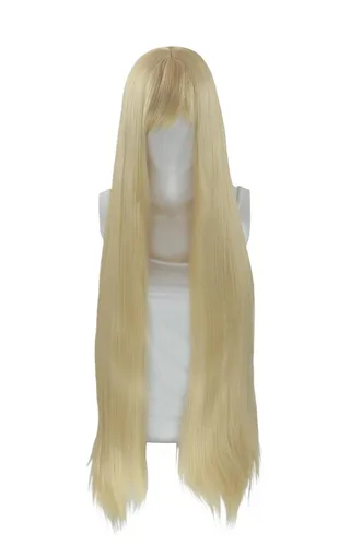 Vista 7 de Epic Cosplay Persephone Peluca larga y recta negra de 40 pulgadas (12B1)