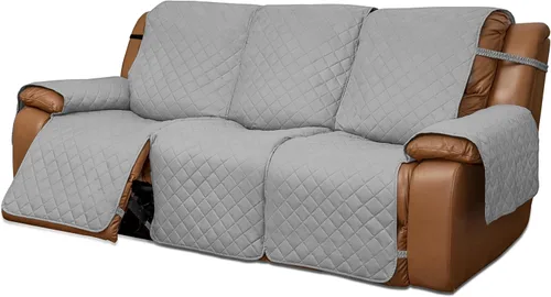 Vista 24 de Easy-Going Funda para Loveseat Reclinable de Gran Tamaño, Funda de Sofá Reversible para Reclinable Doble, Funda de Sofá Dividida para Cada Asiento