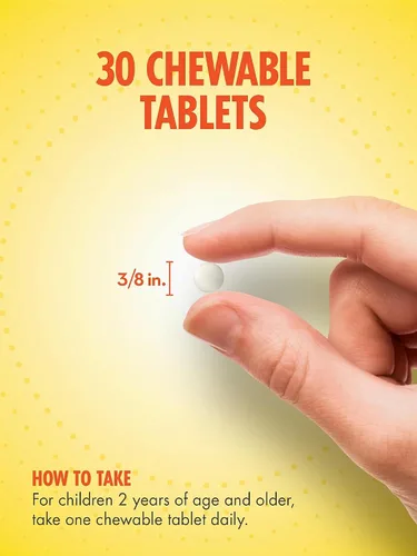 Vista 4 de Sundance Probiótico masticable para niños 30 tabletas 3 mil millones