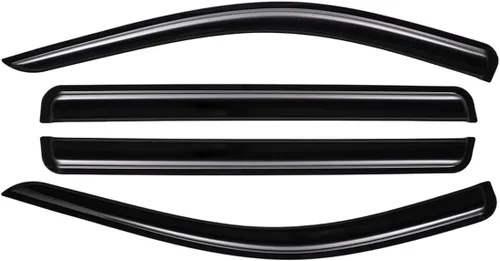 Vista 4 de Lightronic Visera de ventana de ventilación automática de montaje exterior extraduradera, se adapta a Jeep Grand Cherokee L 2021-2026 (7 asientos)