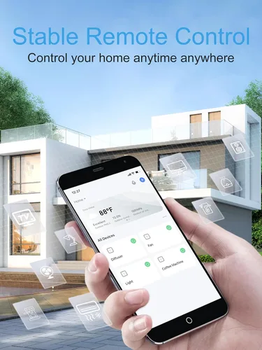 Vista 5 de EIGHTREE Enchufe inteligente de 15 A, salida WiFi que es compatible con Alexa y Google Home y SmartThings, no requiere concentrador, toma