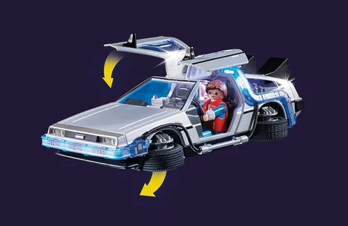 Vista 4 de Playmobil Regreso al futuro Delorean