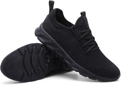 Vista 6 de Damyuan - Tenis para mujer informales, con cordones, ligeros, para caminar o correr