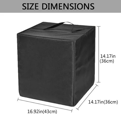 Vista 3 de Funda para freidora de aire, resistente al calor, impermeable, protectora contra el polvo, funda para horno compatible con Chefman 12 cuartos