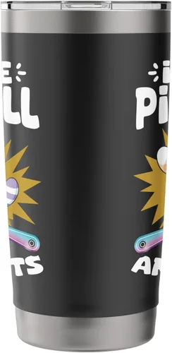 Vista 4 de Pinball and Cats 90s Nostalgia Pinball Wizard Pet Cat Lover Stainless Steel Insulated Tumbler