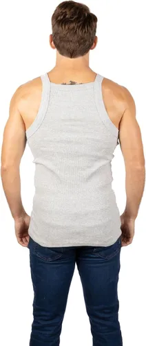 Vista 3 de Paquete de 3 camisetas sin mangas de algodón estilo G-Unit para hombre con corte cuadrado