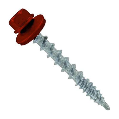 Vista 12 de Fasteners Plus ST Fastening Kwikseal Woodbinder Tornillos de Metal a Madera #10 X 1 Burgundy con Arandela de Goma EPDM, 250 Unidades - Diseñados