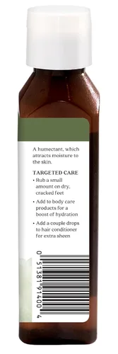 Vista 3 de Aura Cacia Aceite orgánico para el cuidado de la piel, glicerina vegetal, 4 onzas líquidas