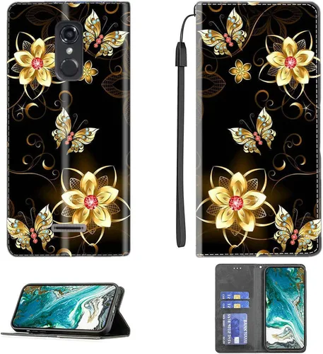 Vista 173 de Aroepurt Funda para UMIDIGI G1 Plus compatible con UMIDIGI G1 Plus Funda para teléfono Funda de piel sintética con función atril magnética CPT15