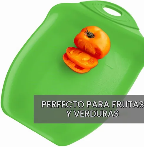 Vista 8 de Dexas Tabla de cortar Chop & Scoop de 9.5 x 13 pulgadas, verde sólido, 322-J383