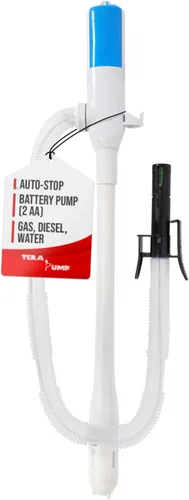 Vista 11 de TERA PUMP Bomba de transferencia de gas, batería D 3 veces más potente, parada automática, sin pérdida de combustible, potente succión (2.2 GPM)
