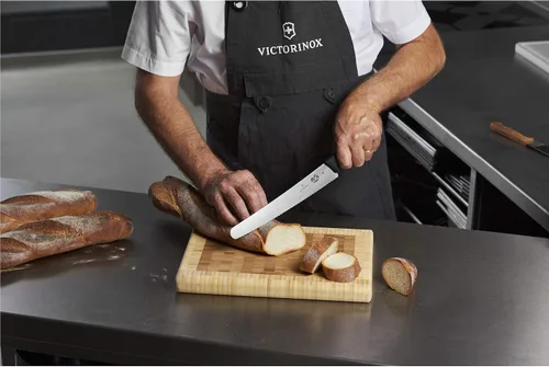 Vista 2 de Victorinox Swiss Army Cuchillo de pan dentado de 10-1/4" con mango Fibrox