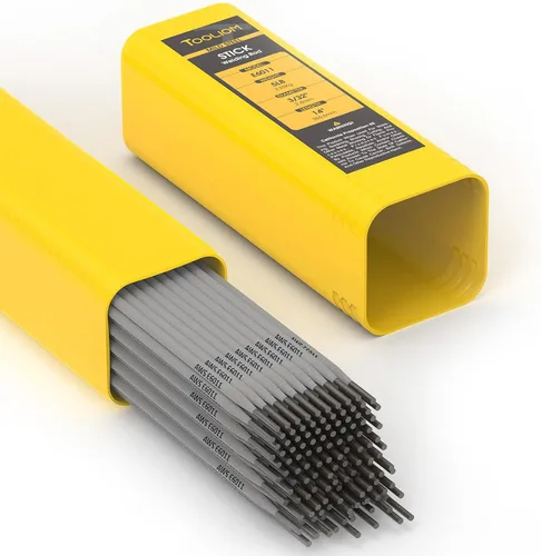 Vista 8 de Barra de soldadura de bajo hidrógeno TOOLIOM E6011 de 1/8" 5LB Electrodos de varilla de acero al carbono