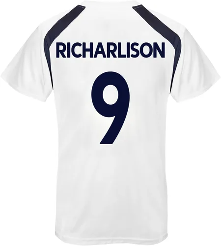 Vista 16 de Tottenham Hotspur Camiseta de entrenamiento de poliéster para hombre de regalo oficial de fútbol del FC Romero blanco