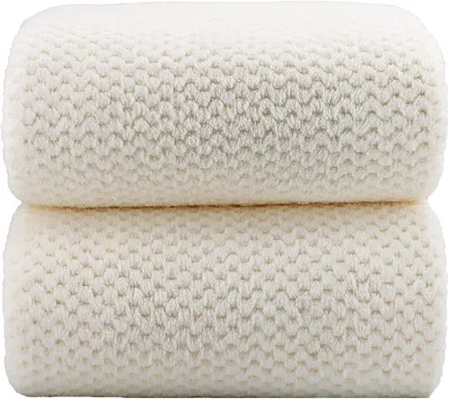 Vista 22 de YTYC Toallas, 39x78 pulgadas Sábanas de baño extragrandes para adultos Juegos de toallas de baño extra grandes de lujo de 6 Toallas de ducha súper