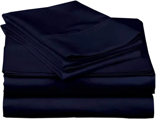 Vista 13 de Cotton King Juego de sábanas de 4 piezas de la serie 1000 100% algodón egipcio, súper suave, de alta calidad, hipoalergénicas, duraderas
