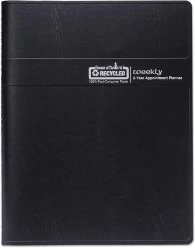 Vista 6 de House of Doolittle Agenda semanal profesional de dos años 2020-2021, negro, 8.5 x 11 pulgadas, enero a diciembre (HOD272002-20)